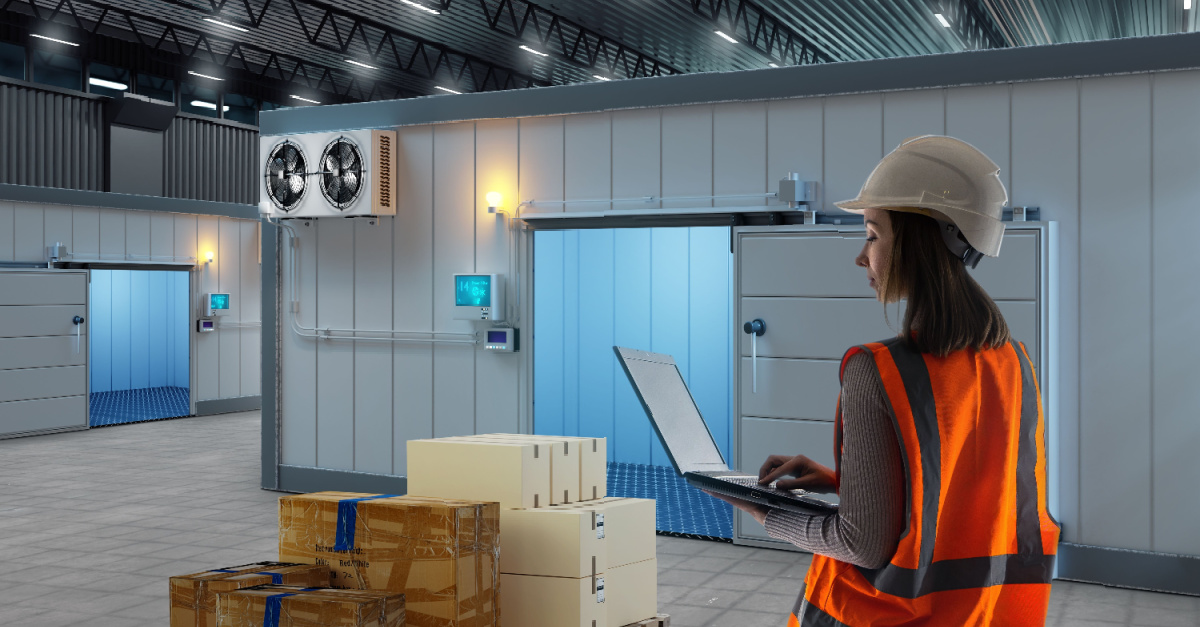 connected worker solutions for cold chain warehouses temperature proofing workflows